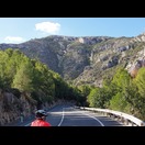 Die heutige Etappe war nicht so flach wie die vorhergehende